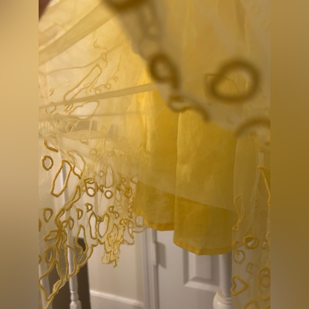 Anthropologie Let Me Be Eyelet Tulle Mini Dress NWT! - Picture 5 of 16